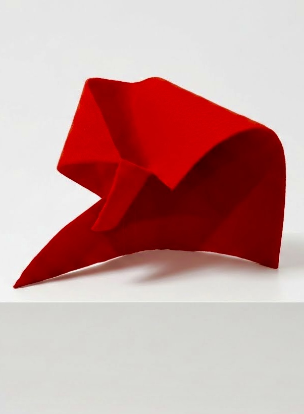red sculpture summer sault